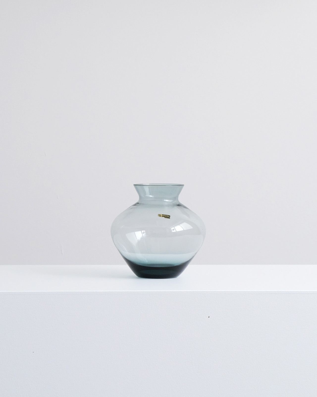 “438.03” Glass Vase (with sticker)