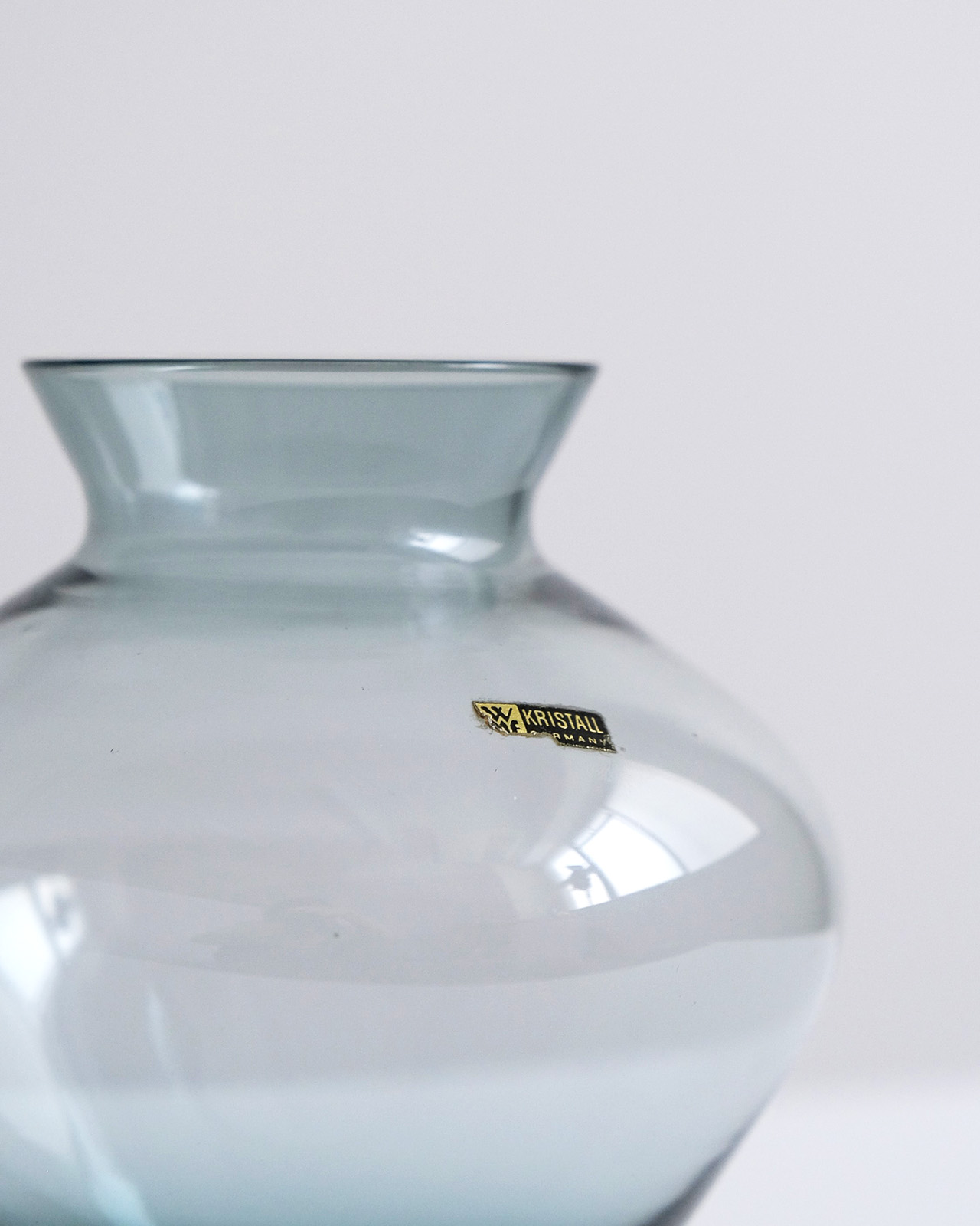 “438.03” Glass Vase (with sticker)